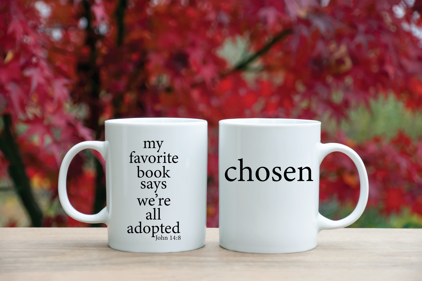 CHOSEN - My favorite book - John 14:8 mug