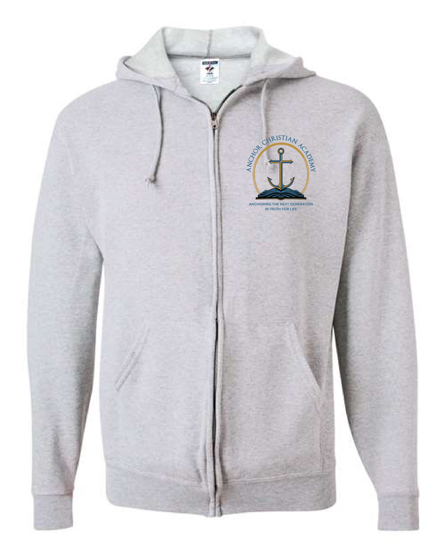 Anchor Christian Academy Full Zip Hooded Sweatshirt