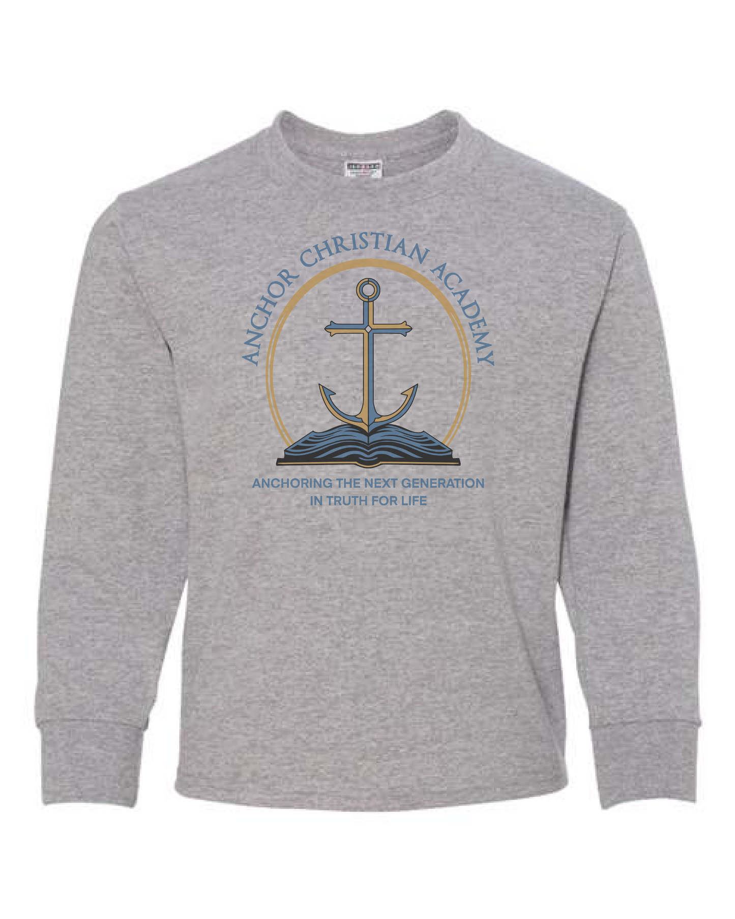 Anchor Chirstian Academy Youth Long Sleeve Tee