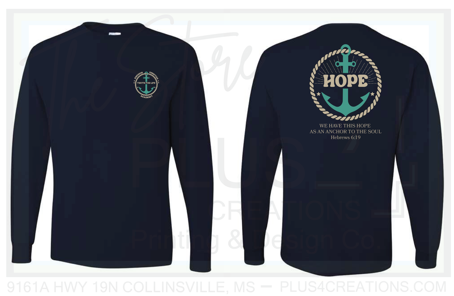 Anchor Christian Academy Long Sleeve Tee