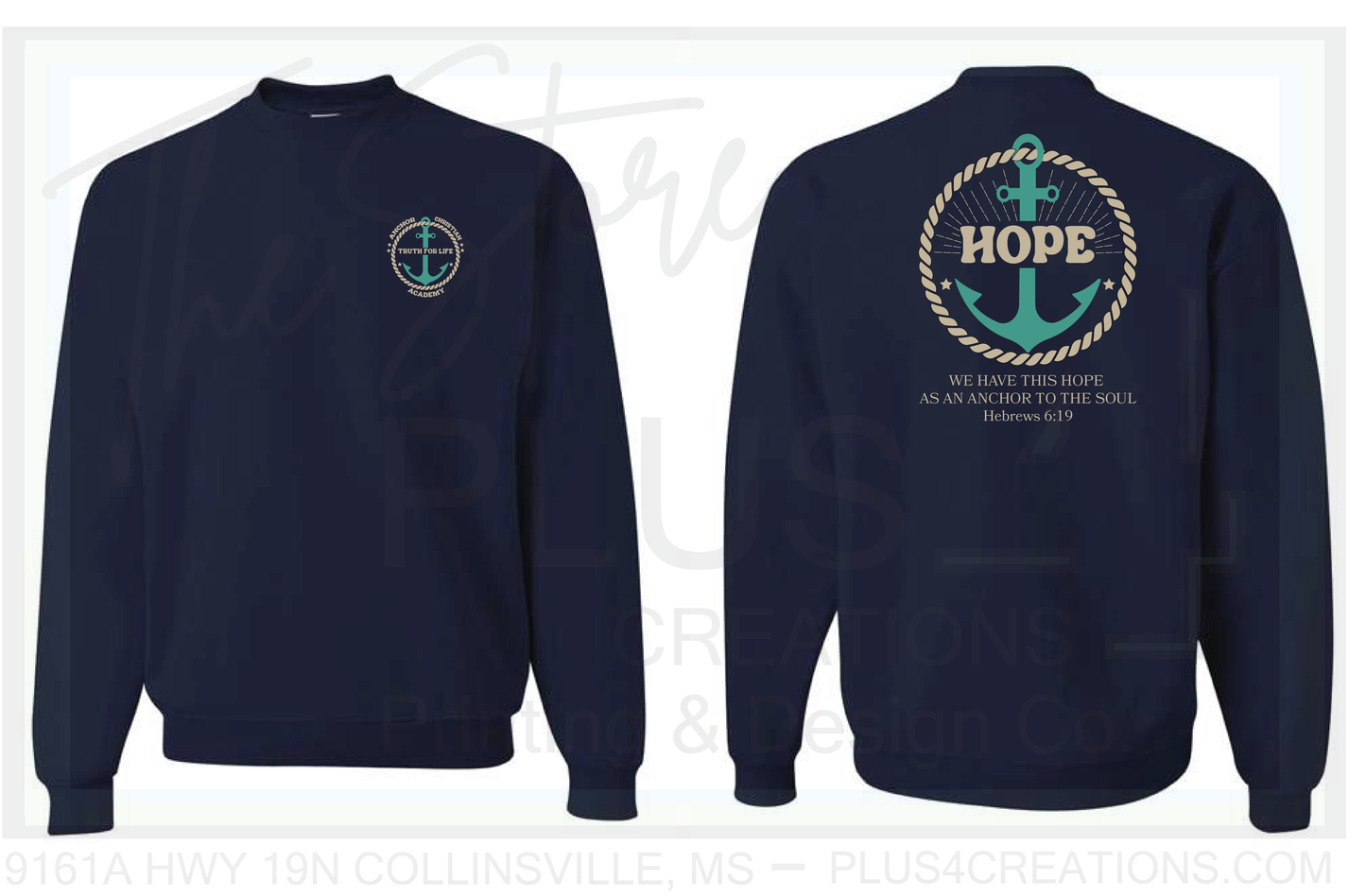 Anchor Christian Academy Crew Sweatshirt