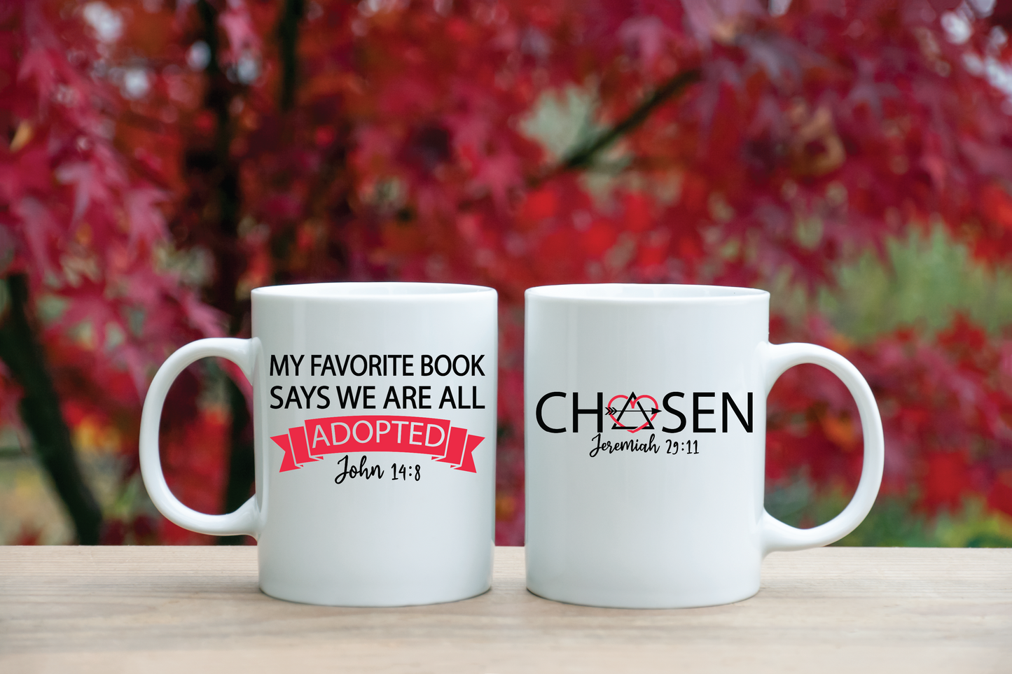 CHOSEN - My Favorite Book...ADOPTED mug