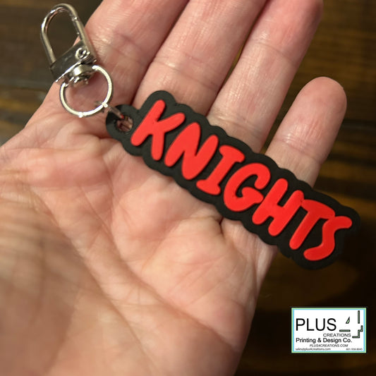 3D Knights Keychain