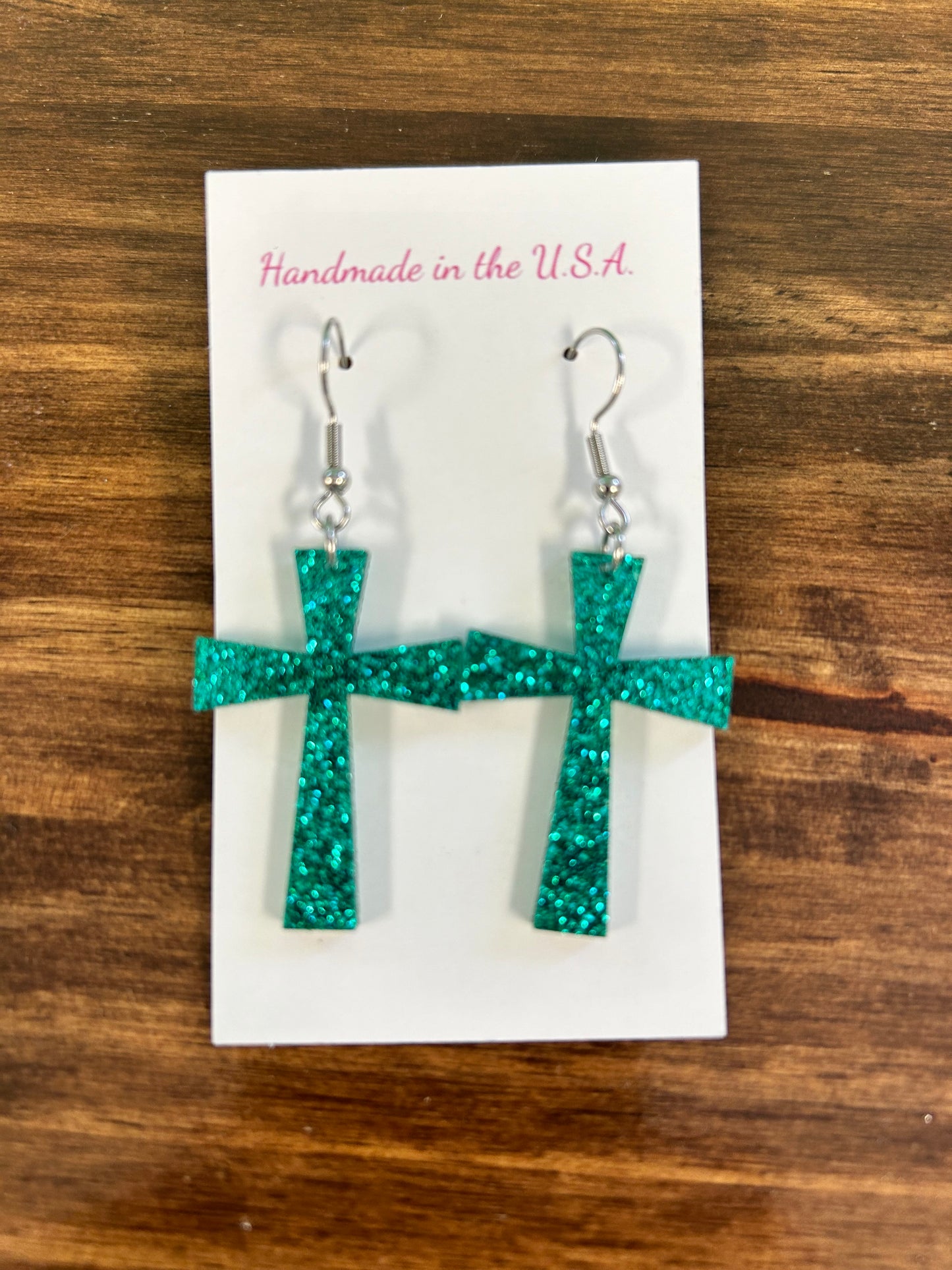 Large Cross Earrings