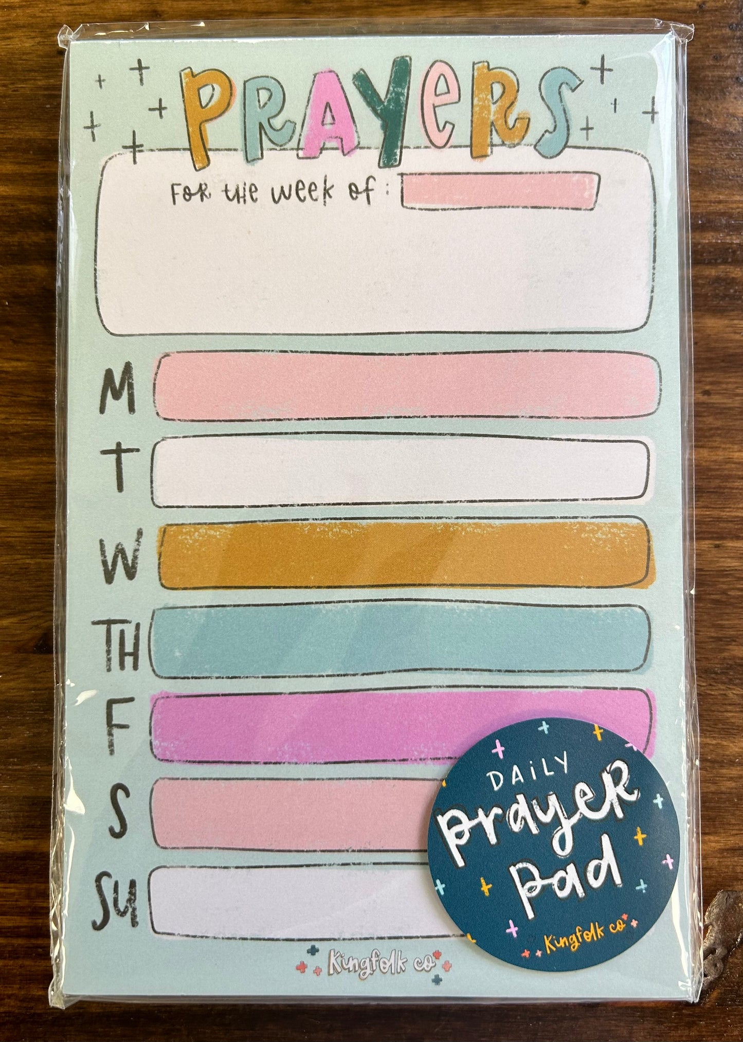 Weekly Prayers Notepad