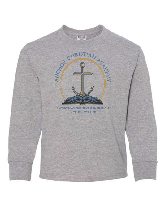 Anchor Chirstian Academy Youth Long Sleeve Tee