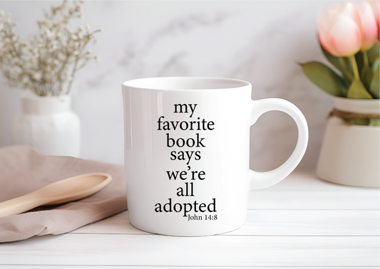 my favorite book...adopted mug