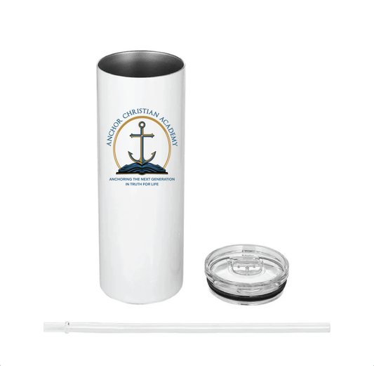 Anchor Christian Academy 20oz Skinny Tumbler